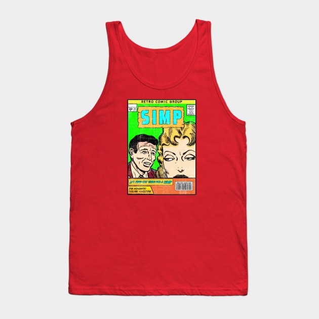 SIMP 50s COMIC Tank Top by theanomalius_merch